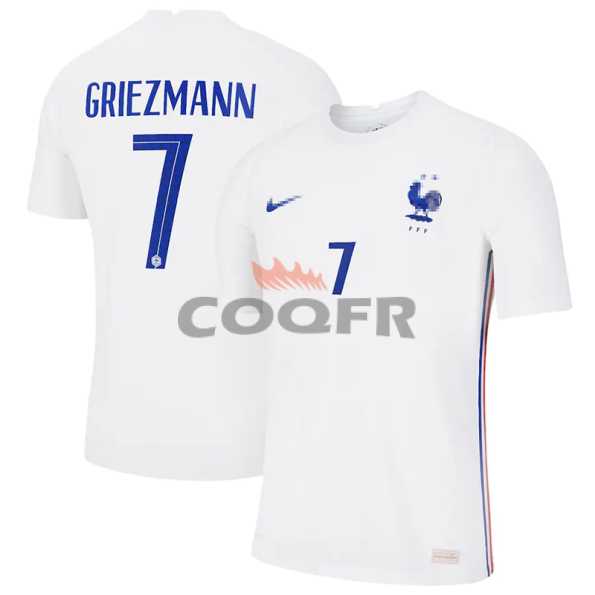 Maillot Antoine Griezmann 7 France 2021 Extérieur