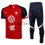 Maillot d'Entraînement Kit France 2021 2022 Rouge